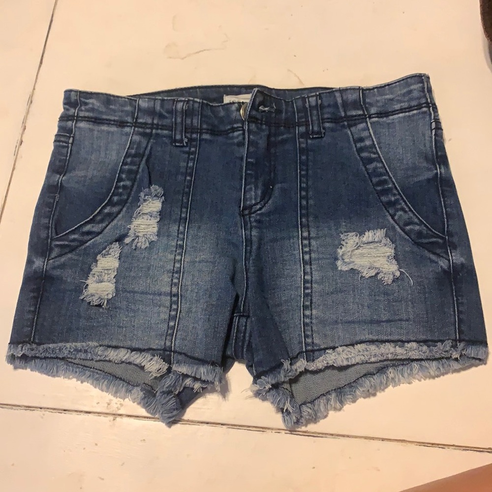 blue jean shorts size 12